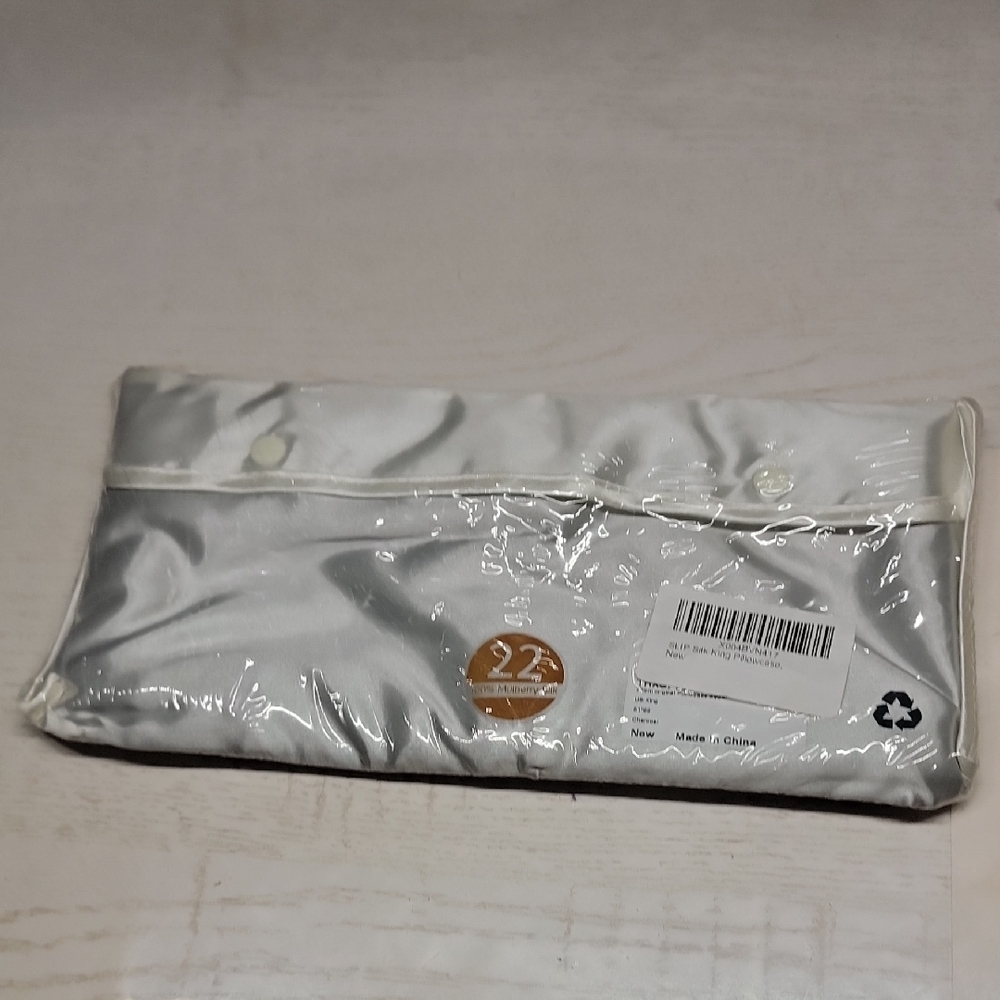 Slip King Pure Silk Pillow Case - 100% Pure 22 Momme Mulberry Silk - King Size